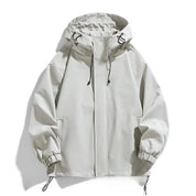 Theo Laurent | Lightweight Hooded Windbreaker For Men