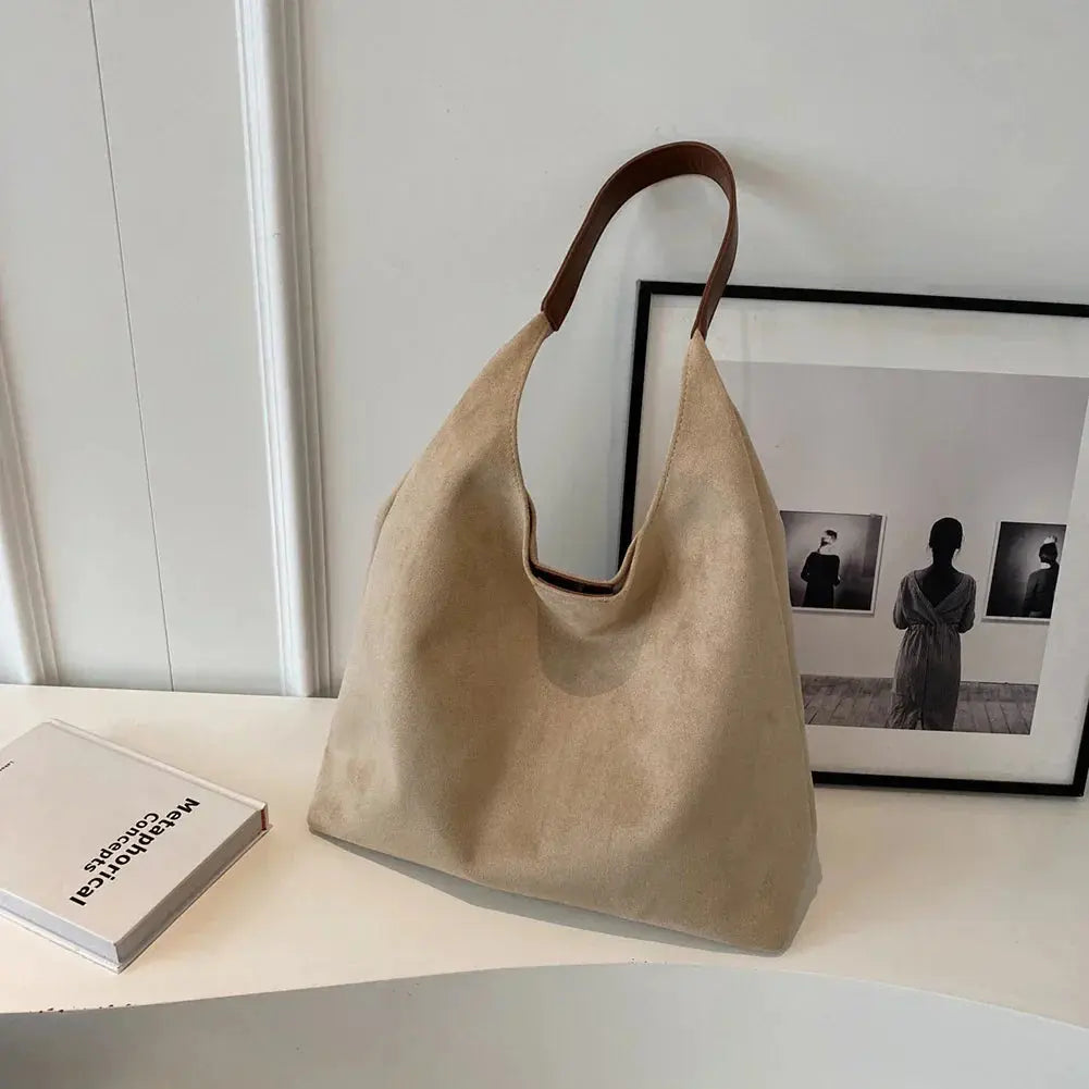 Sienna Vale | Minimalist Suede Tote Bag