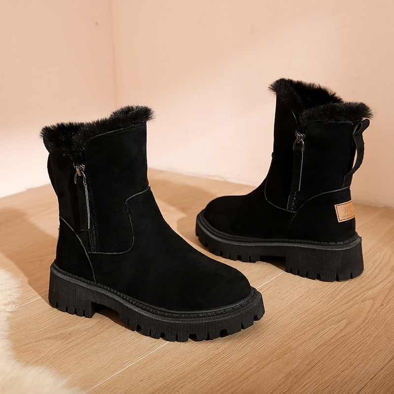 Isabella Moretti | Faux Fur Winter Boots For Women