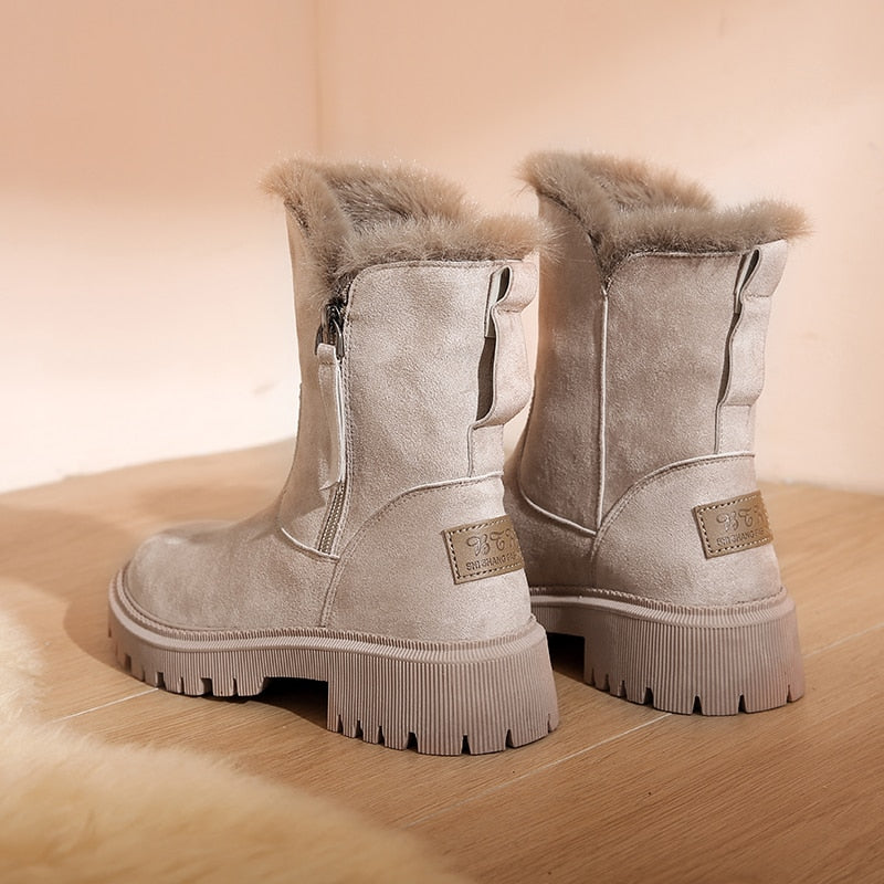 Isabella Moretti | Faux Fur Winter Boots For Women