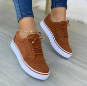 Alessia Bellini | Platform Brogue Sneakers For Women