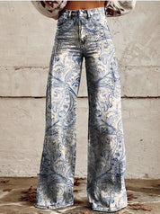 Charlotte Whitfield | Wide-Leg Pants With Floral Print For Women