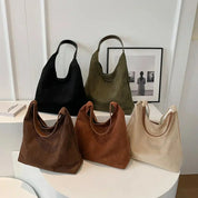 Sienna Vale | Minimalist Suede Tote Bag
