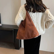 Sienna Vale | Minimalist Suede Tote Bag