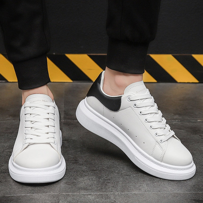 Leonardo Moretti | Minimalist White Sneakers For Men