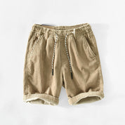 Oliver Bramwell | Corduroy Drawstring Shorts For Men