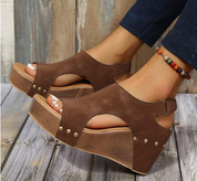Giulia Romano | Wedge Heel Sandals For Women