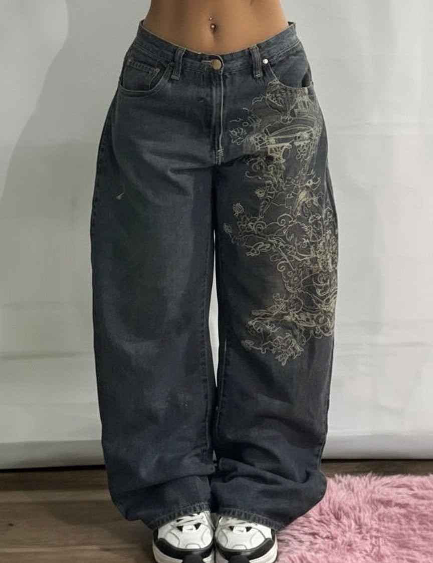 Schwarze_amerikanische_Retro_High_Street_Boyfriendjeans_mit_weitem_Bein_0.jpg