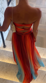 Ava Thornton | Strapless Cut-Out Maxi Dress For Women
