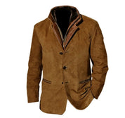Matteo Sinclair | Vintage Leather Blazer For Men