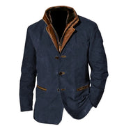 Matteo Sinclair | Vintage Leather Blazer For Men