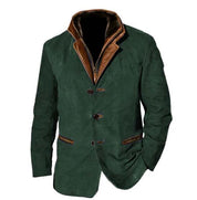 Matteo Sinclair | Vintage Leather Blazer For Men