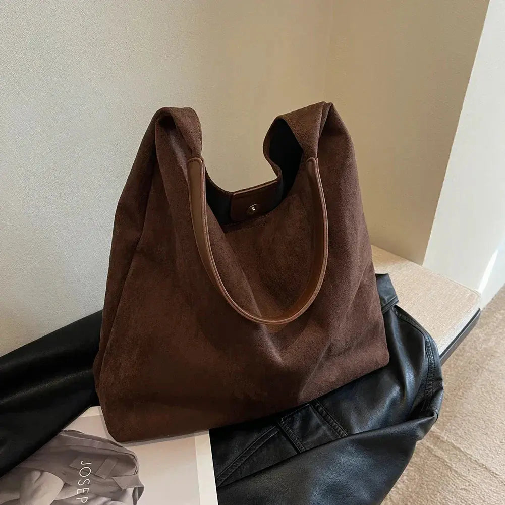 Sienna Vale | Minimalist Suede Tote Bag
