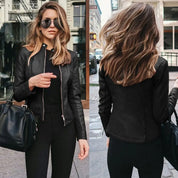 Valentina Moreau | Tailored Leather Look Jacket For Women