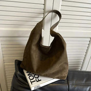 Sienna Vale | Minimalist Suede Tote Bag