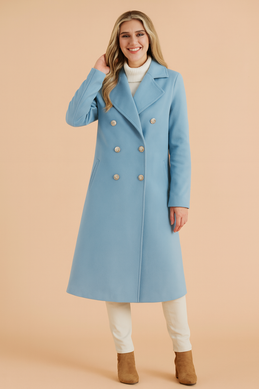 Elena Rivière | Long Winter Coat For Women