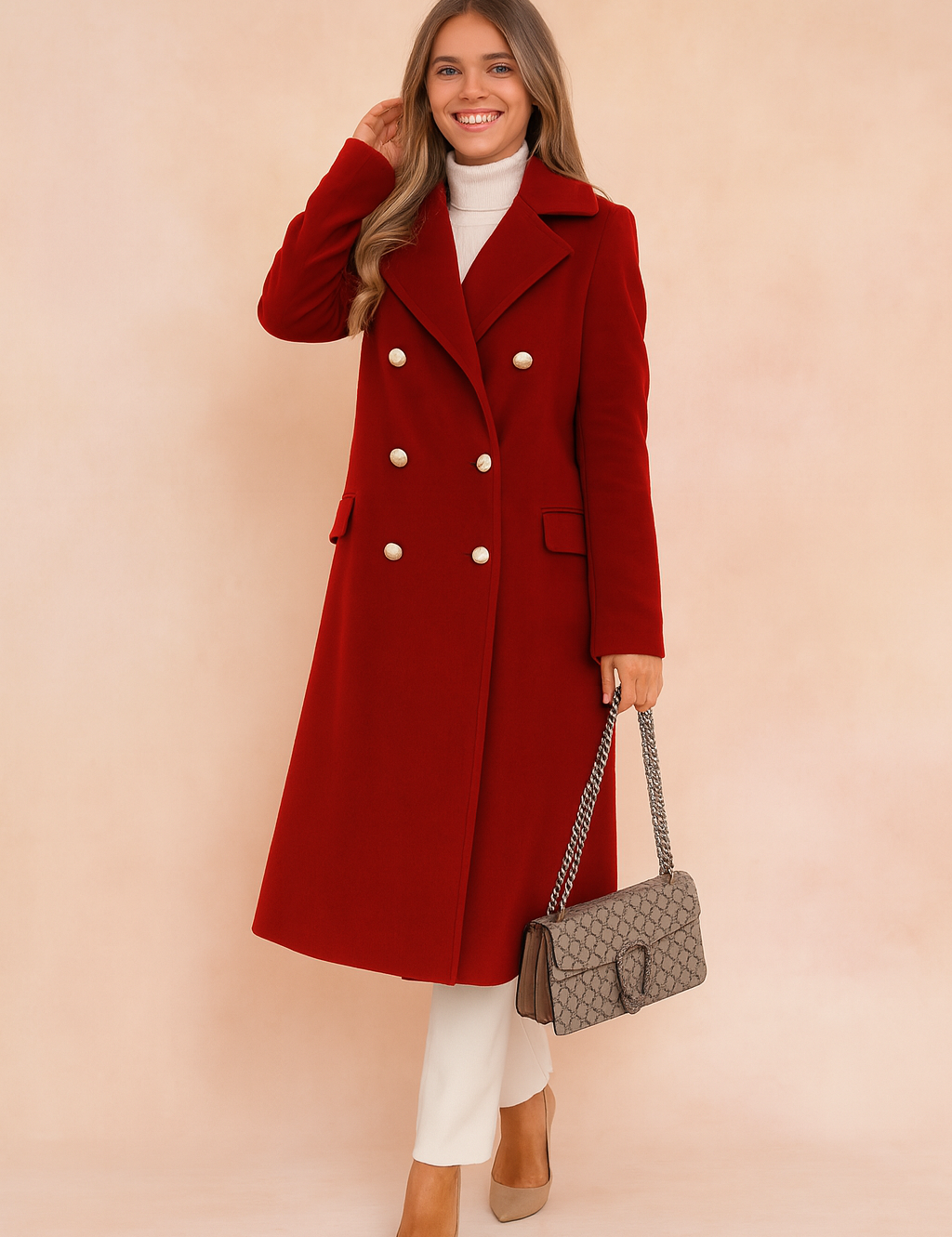 Elena Rivière | Long Winter Coat For Women