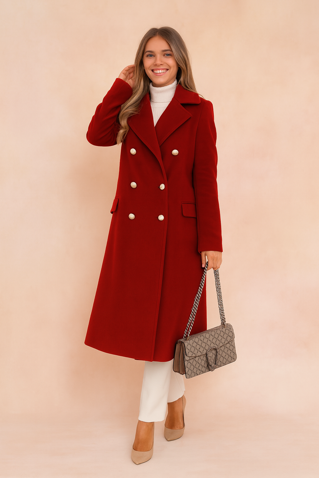 Elena Rivière | Long Winter Coat For Women