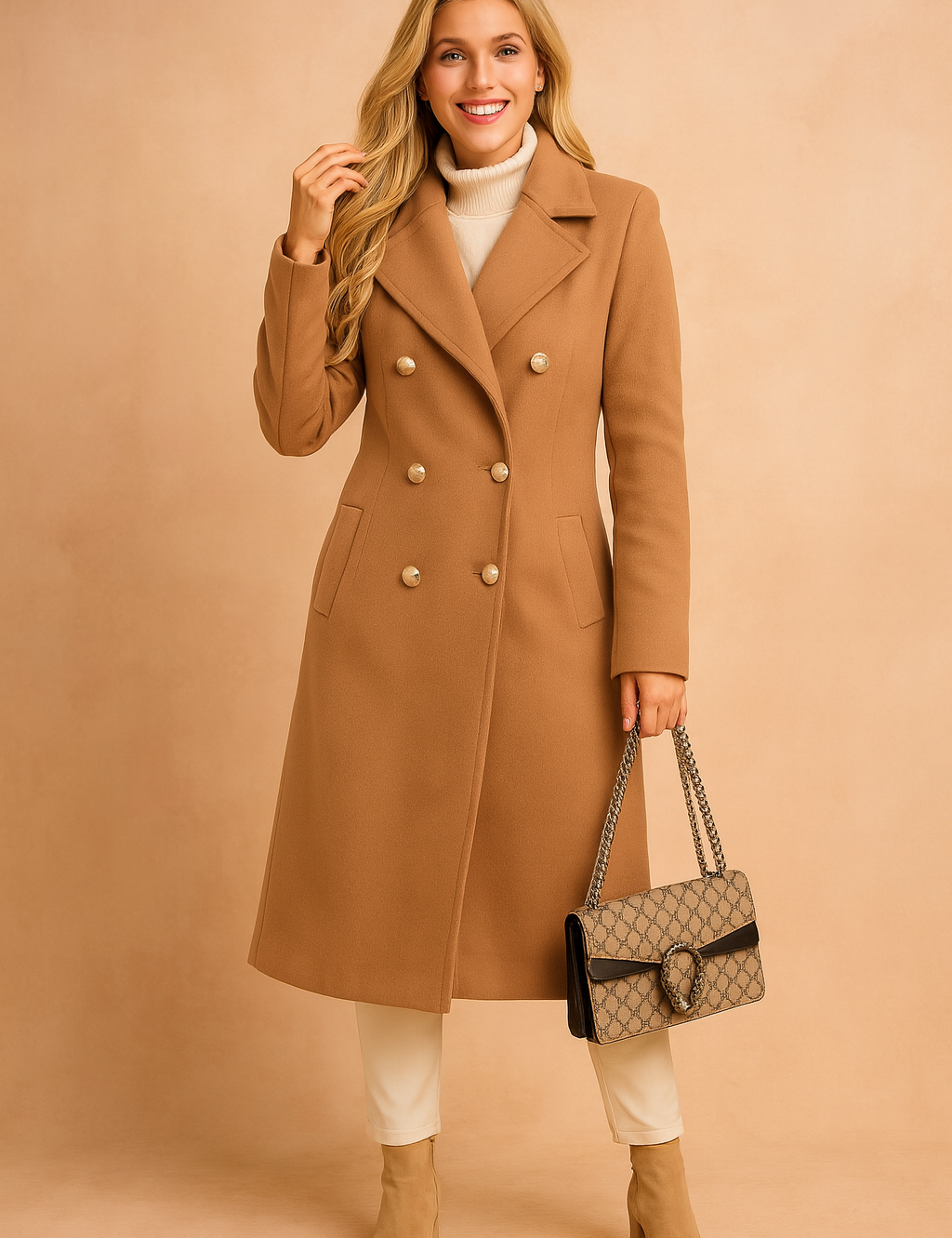 Elena Rivière | Long Winter Coat For Women