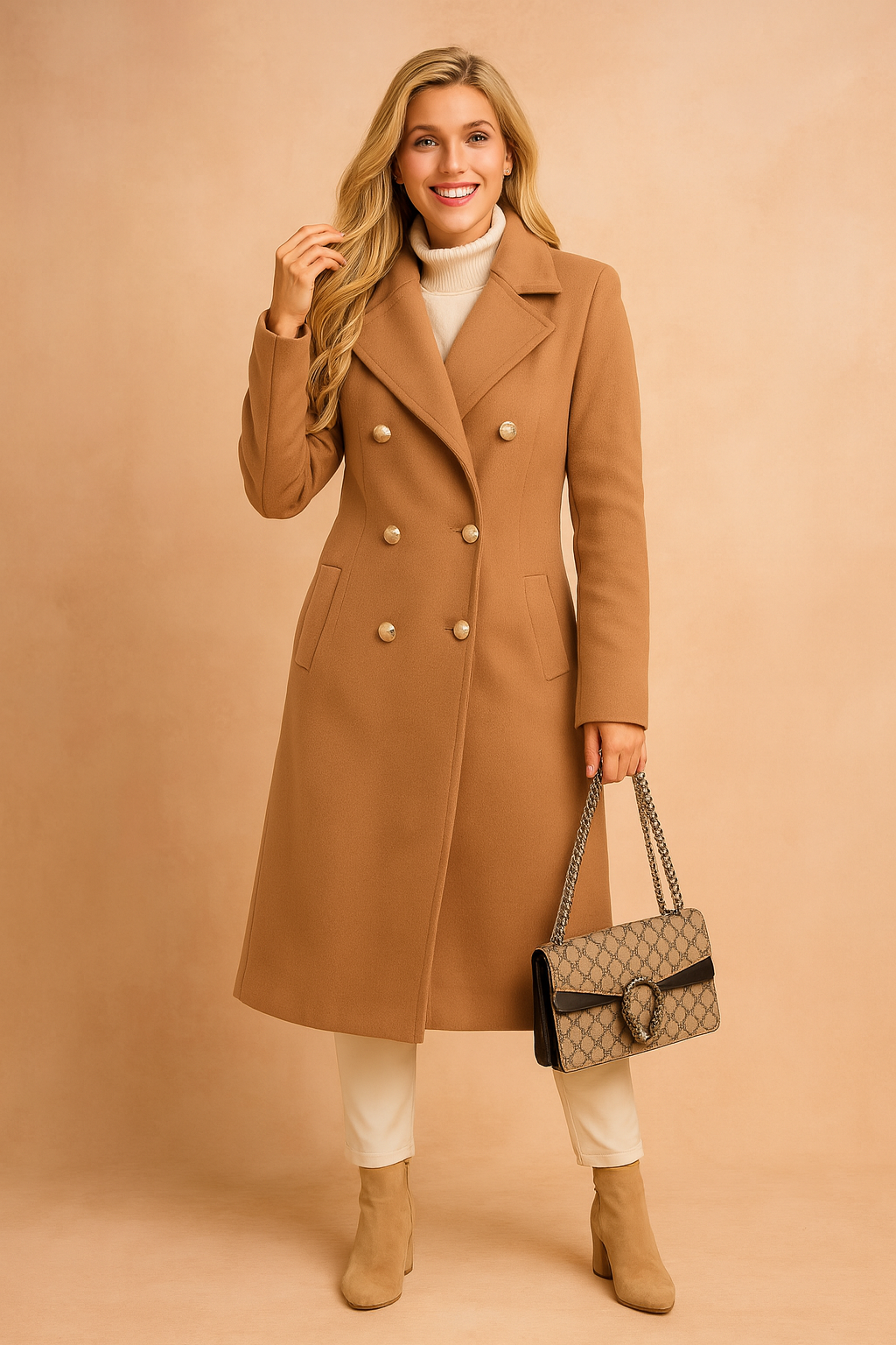 Elena Rivière | Long Winter Coat For Women