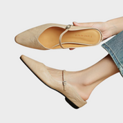 Orella Bellini | Genuine Leather Mule Slides For Women
