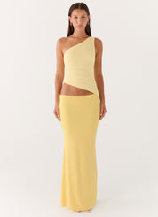 Chloe Bennett | One Shoulder Cut-Out Maxi Dress For Women