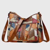 Eloise Farrington | Patchwork Leather Crossbody Bag For Women
