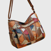 Eloise Farrington | Patchwork Leather Crossbody Bag For Women