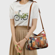Eloise Farrington | Patchwork Leather Crossbody Bag For Women