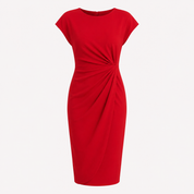 Sophie Hargreaves | Ruched Waist Midi Dress For Women