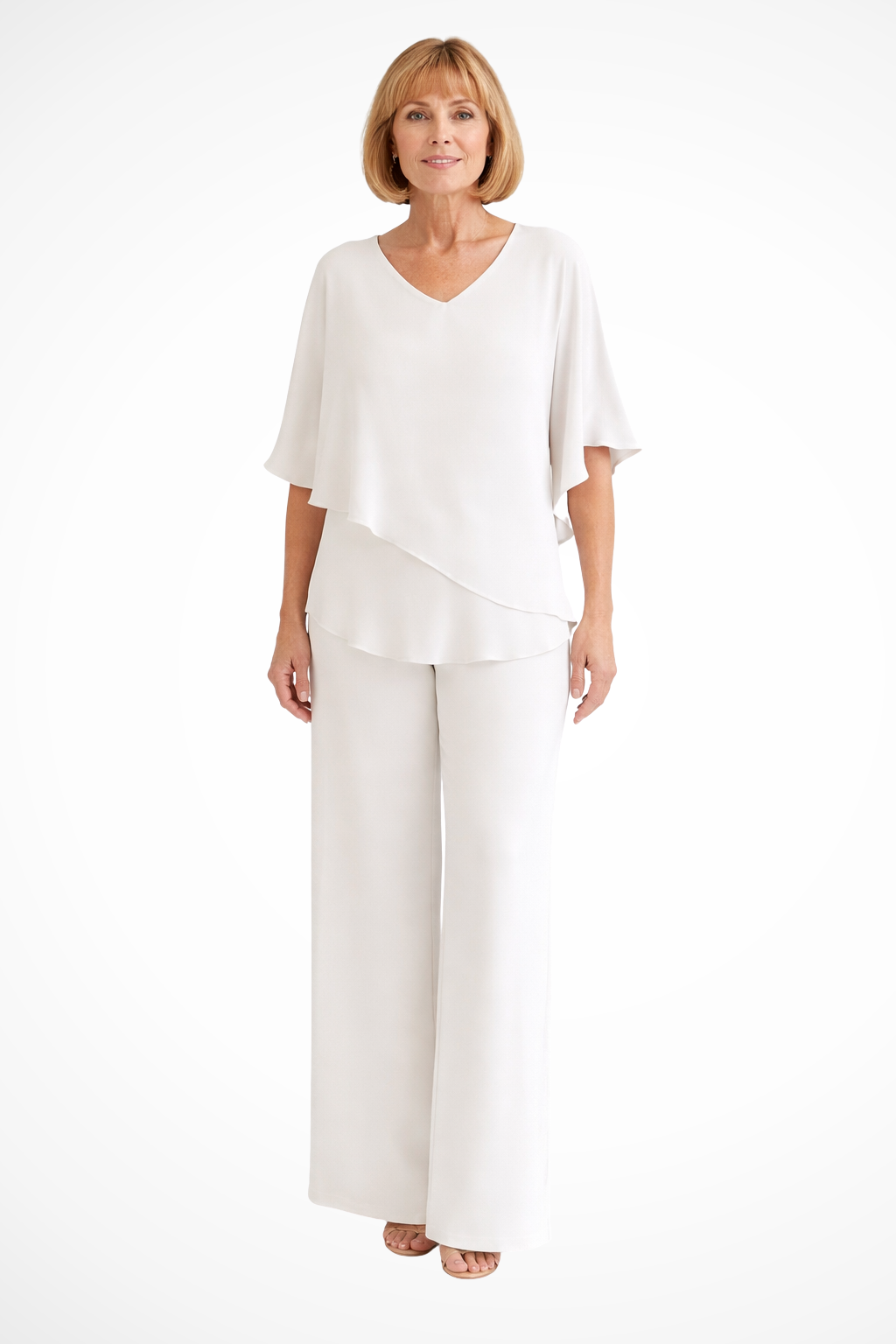 Hannah Sullivan | Elegant Two-Piece Chiffon Set For Women