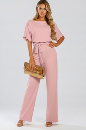 Valentina Monroe | Elegant Wide Leg Jumpsuit For Women