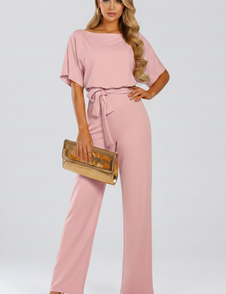 Valentina Monroe | Elegant Wide Leg Jumpsuit For Women