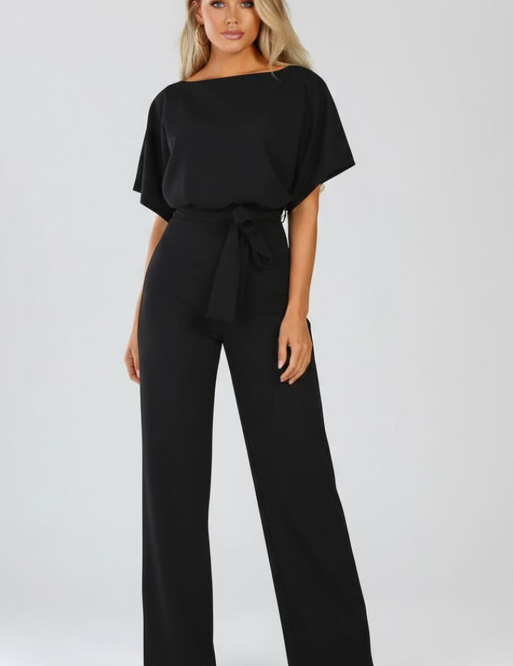 Valentina Monroe | Elegant Wide Leg Jumpsuit For Women