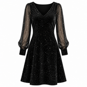 Tara Middleton | Cocktail Dress With Sheer Sleeves For Women