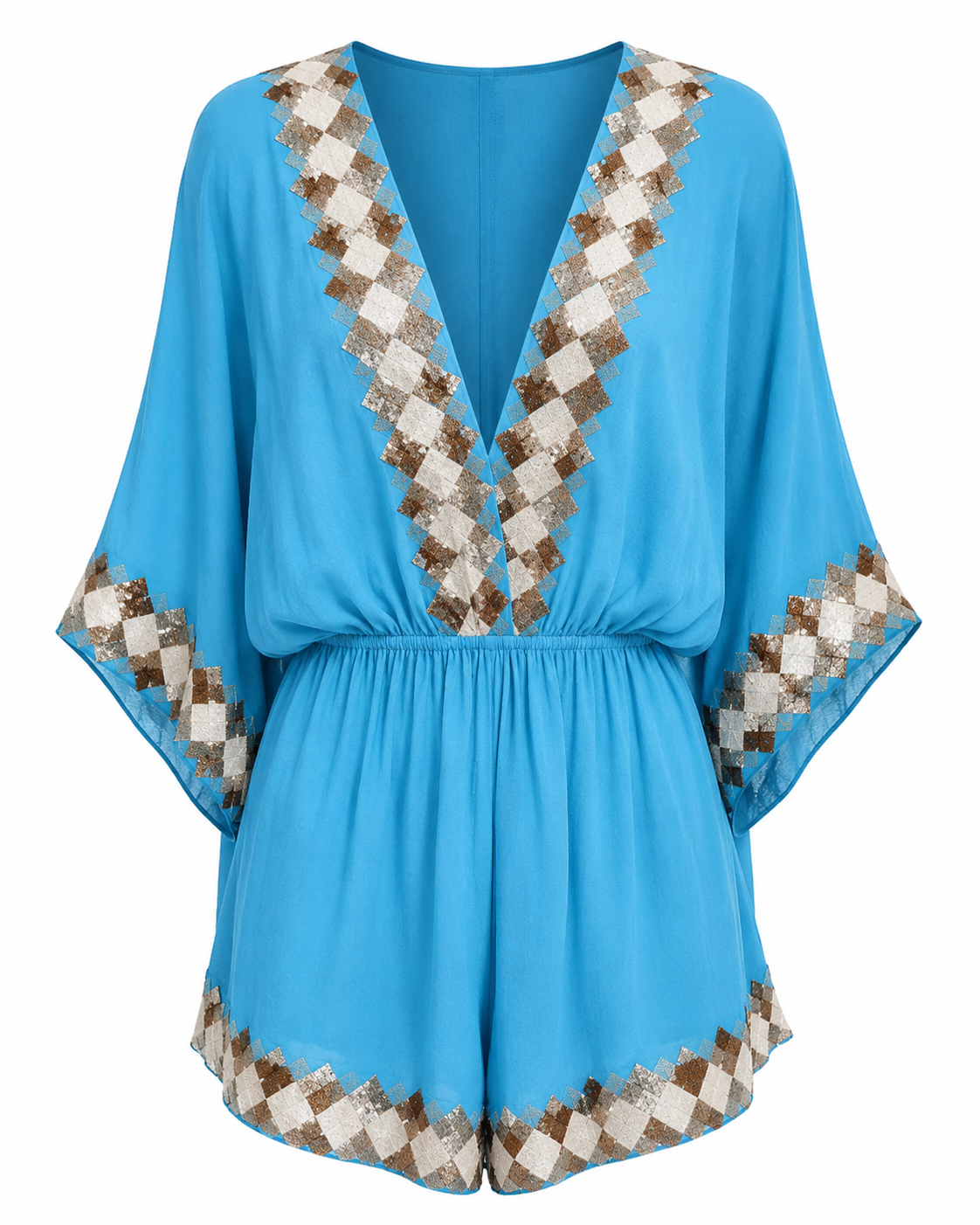 Tara Walker | Boho Print Playsuit For Women