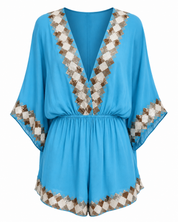 Tara Walker | Boho Print Playsuit For Women