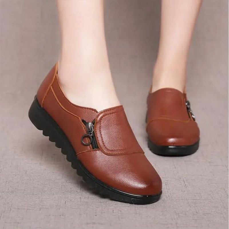 Lucy Brennan | Orthopaedic Zip Loafers For Women