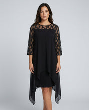 Ava Harrington | Mesh Sleeve Cape Mini Dress For Women