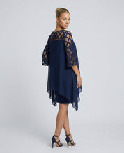 Ava Harrington | Mesh Sleeve Cape Mini Dress For Women