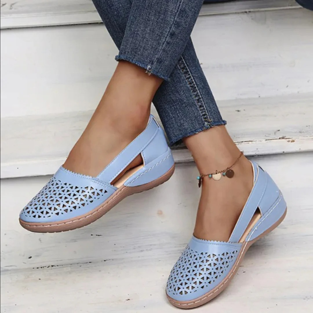 Elena Bellini | Breathable Slip-On Flats For Women