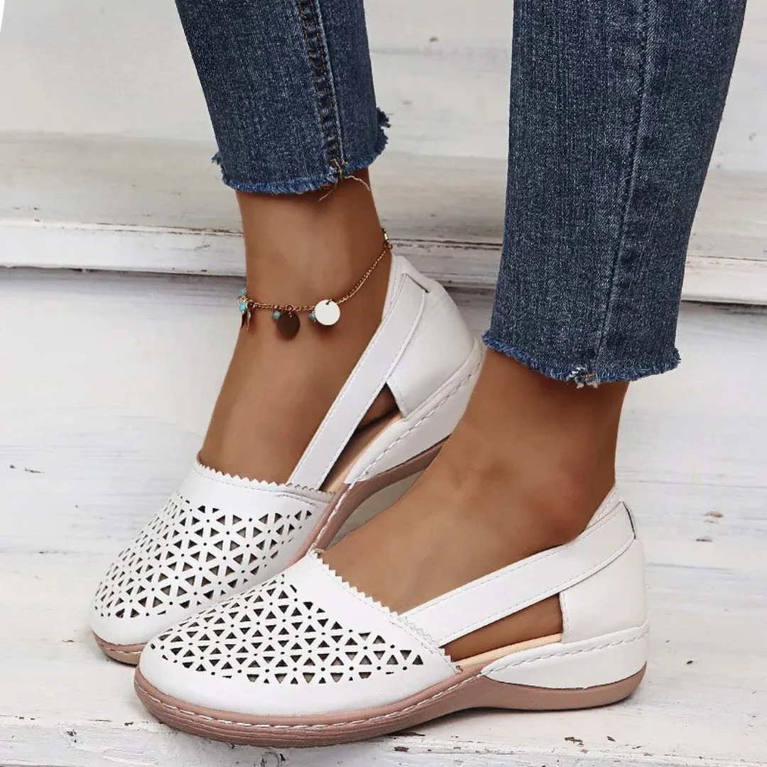 Elena Bellini | Breathable Slip-On Flats For Women