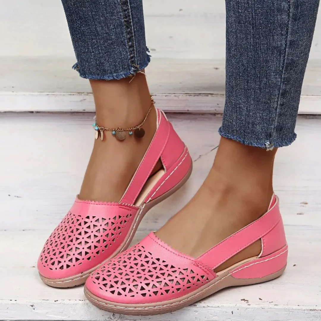 Elena Bellini | Breathable Slip-On Flats For Women