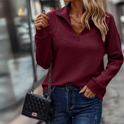 Lorenzo Bellini | Ribbed Knit Long Sleeve Top For Women