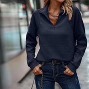 Lorenzo Bellini | Ribbed Knit Long Sleeve Top For Women