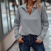 Lorenzo Bellini | Ribbed Knit Long Sleeve Top For Women