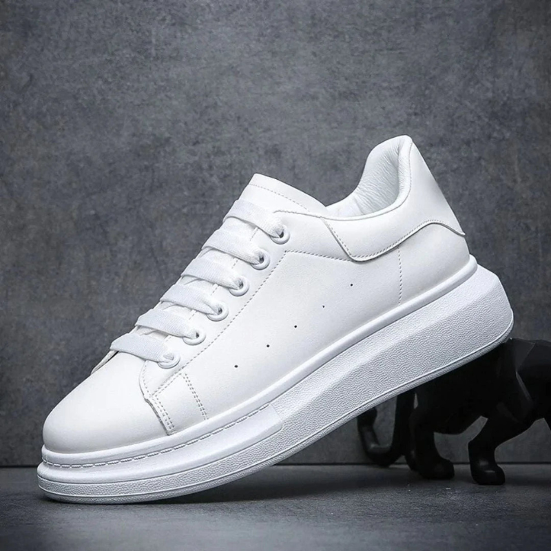 Leonardo Moretti | Minimalist White Sneakers For Men