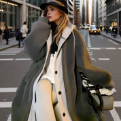 Charlotte Reid | Hooded Teddy Overcoat For Women