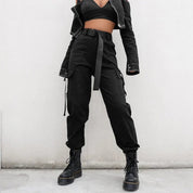 Ariana Moretti | Streetwear Cargo Jogger Pants For Women