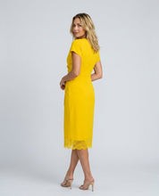 Elise Calloway | Wrap Midi Dress Navy For Women